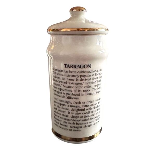 Hummel 1987 Dry Tarragon Spice Jar Danbury Mint  ***Item: HH028 - Picture 2 of 5